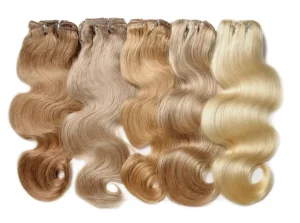 Natural looking human hair extensions in a rich, dark brown shade. Achieve high quality real hair volume effortlessly.