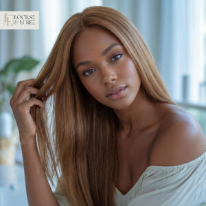 Russian Premium Weft Extensions #5B Caramel