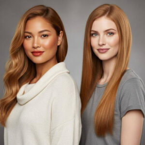 Asian Premium Weft Extensions #30 Golden Copper