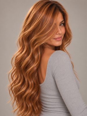 Clip-Ins 8 Russian Clip in 30 Golden Copper 1