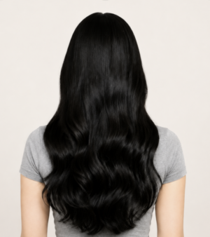 Clip in 1 ject Black Straight